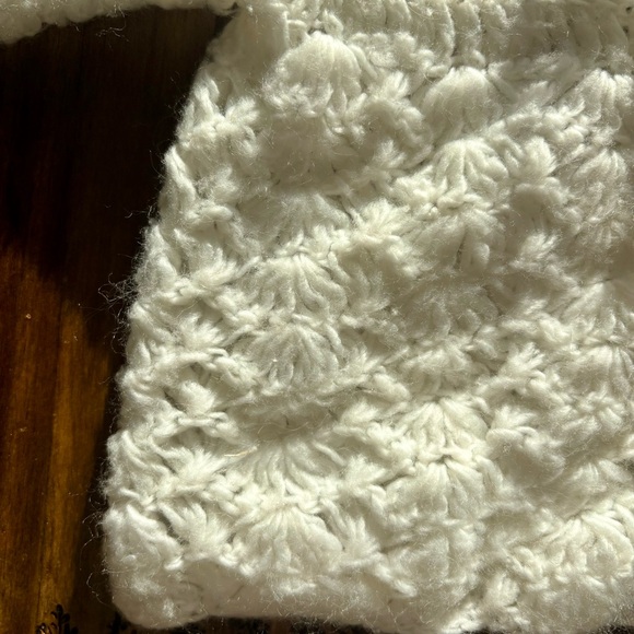 Handmade Baby Sweaters - White and Multicolor - Picture 4 of 6